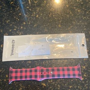 Apple Watch band. 42/44 mm. Buffalo plaid-New, in packaging, never used.